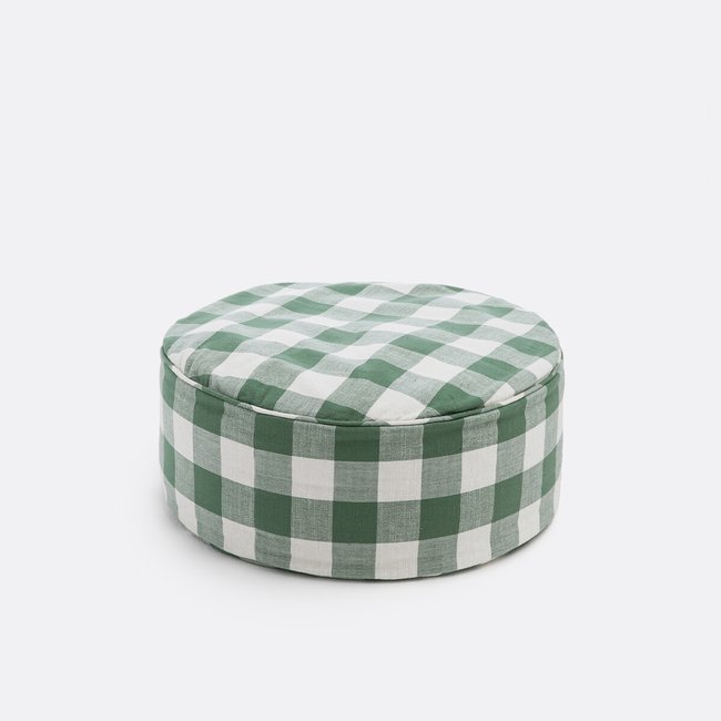 Bodenkissen Hazel, Ø 50 cm, Baumwolle grün <span itemprop=