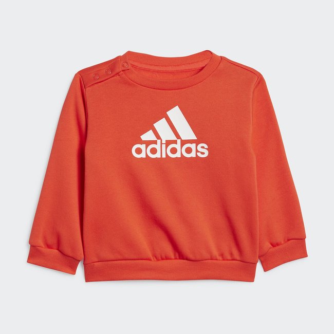 Completo da jogging in felpa rosso nero Adidas Sportswear La Redoute