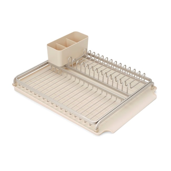 Grand égouttoir à vaisselle soft beige <span itemprop=