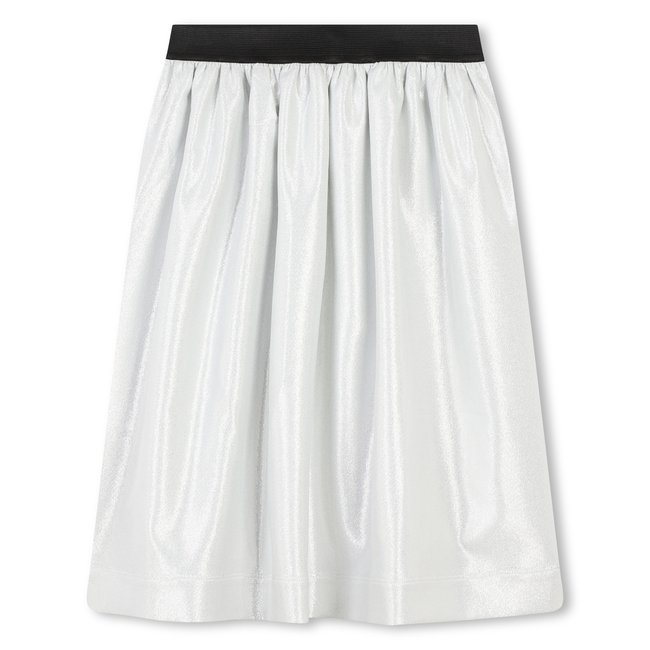 Jupe métallique silver <span itemprop=