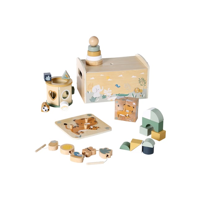 Coffret multi-activités en bois FSC® tanzanie <span itemprop=