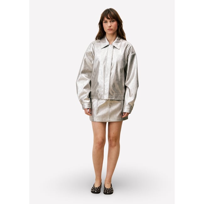 Bomber  CHAMINA argente <span itemprop=