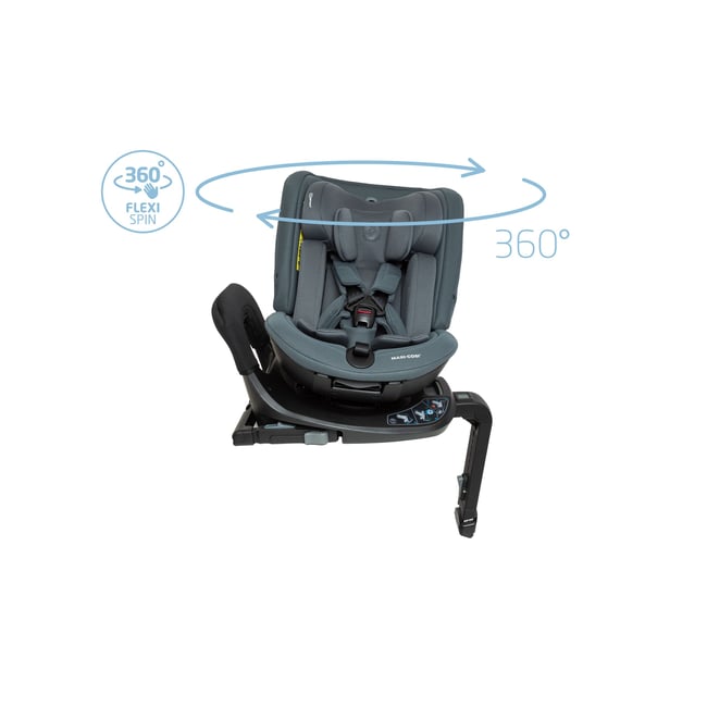 Siège auto Evolutif et Rotatif Spinel Plus authentic graphite <span itemprop=