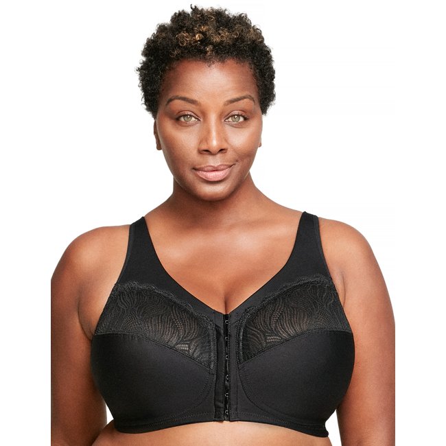 Soutien-gorge Glamorise MagicLift Galbe Naturel noir <span itemprop=