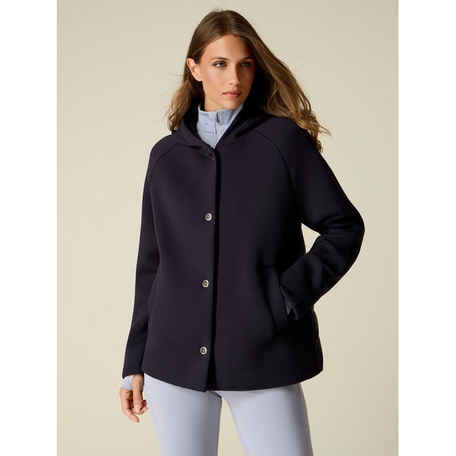 Veste avec intérieur matelassé bleu <span itemprop=