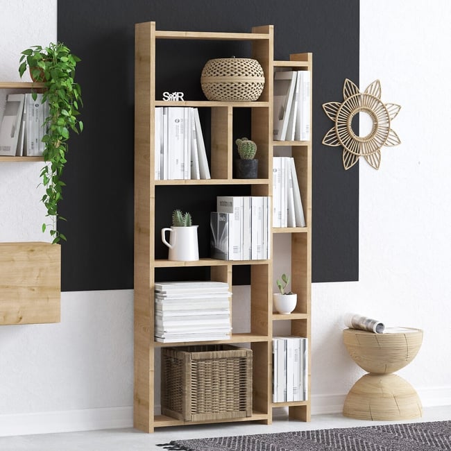 Полка для книг, Momo / Момо цвет дуб SO'HOME