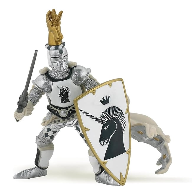 Maître cimier licorne blanc <span itemprop=