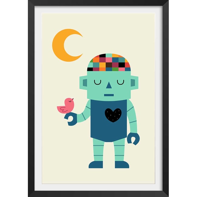Affiche  coeur de robot - HEXOA
