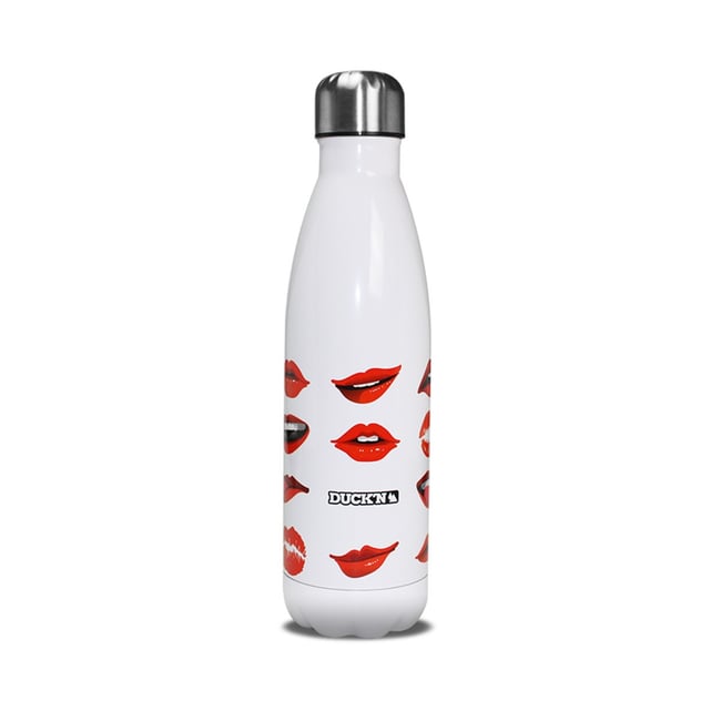 Bouteille Isotherme Motifs Kiss 500ML Couleur rouge <span itemprop=