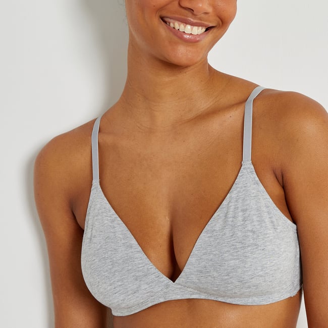 Sujetador triángulo de algodón liso Cottone - LA REDOUTE COLLECTIONS