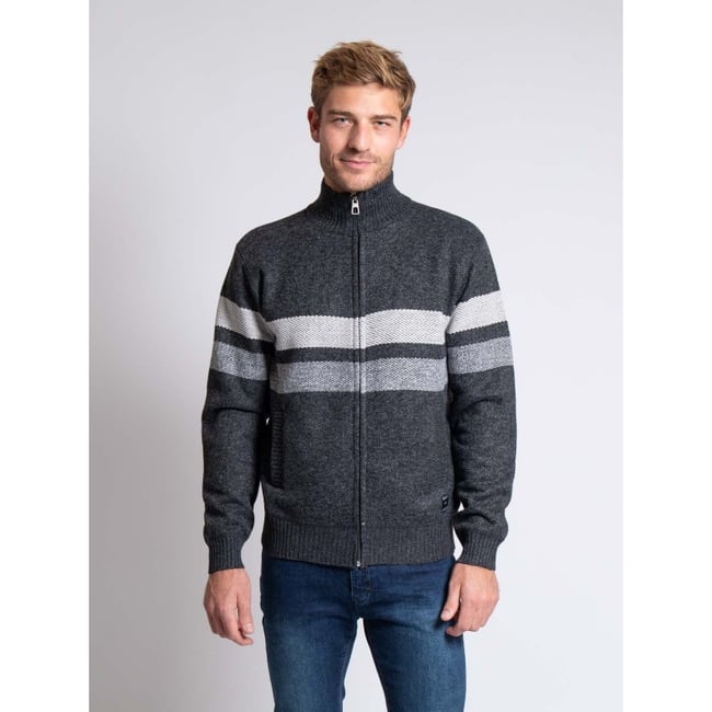 Gilet Zippé Col Montant Lodady v002229 <span itemprop=