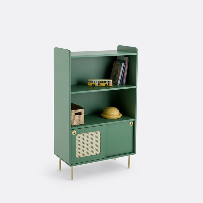Bibliothèque enfant, Redpop vert grisé <span itemprop=