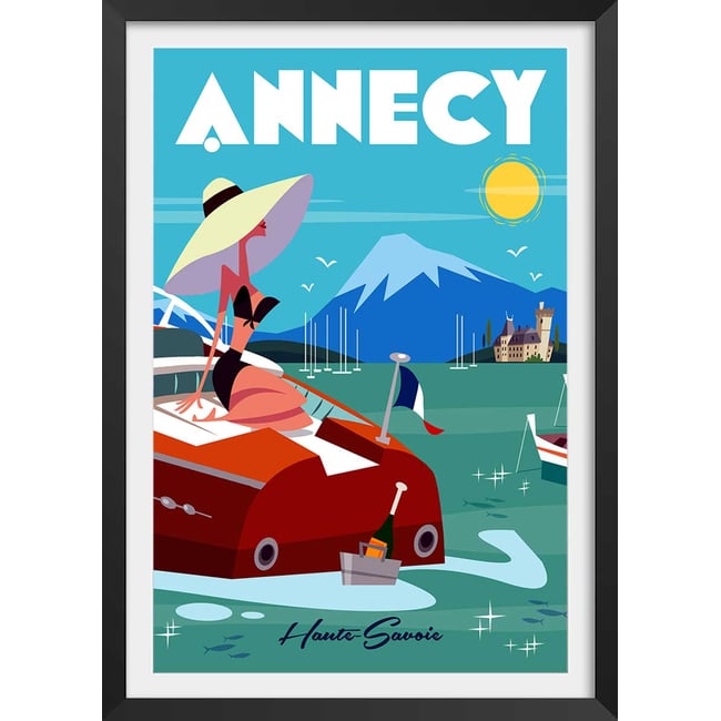 Poster de vedette du lac d' annecy - HEXOA