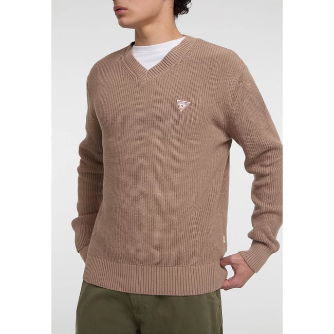 Pull Minitriangle Iconique beige <span itemprop=