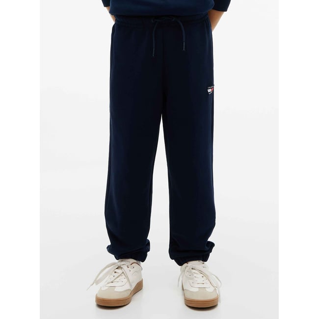 Jogging avec logo brodé bleu marine <span itemprop=
