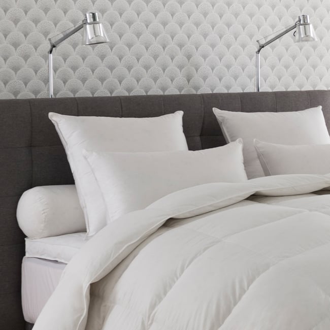Oreiller ANNAPURNA - MOELLEUX Couleur blanc <span itemprop=