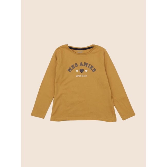 Tee-shirt - Très bon état jaune <span itemprop=