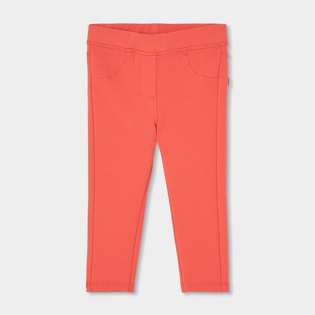 Pantalon fille en molleton élastique multicolore <span itemprop=