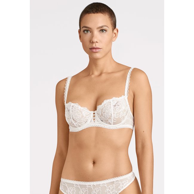 Soutien-gorge corbeille Pour Toujours blanc <span itemprop=
