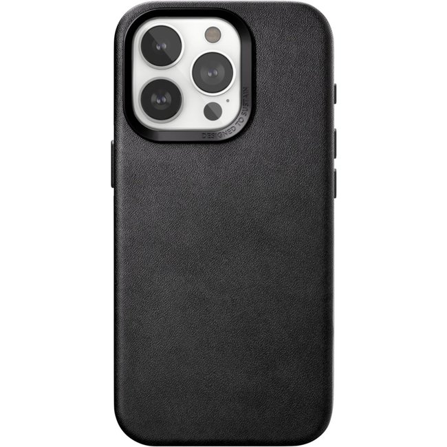 Coque iPhone 15 Pro Cuir noir - WOODCESSORIES