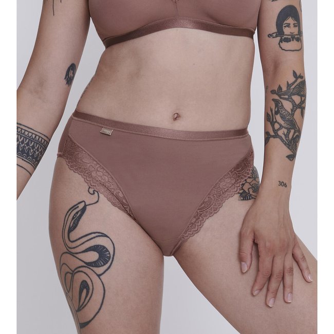 Slip sgambato Romance cacao SLOGGI