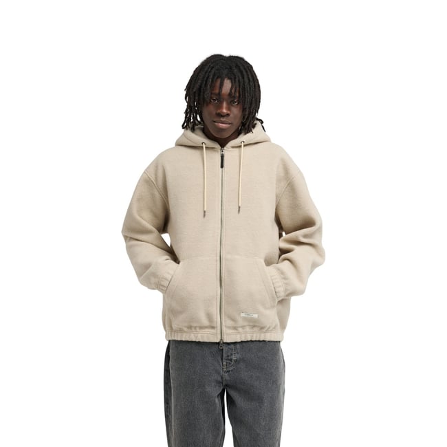 Veste en polaire SEFTON beige oatmeal heather <span itemprop=