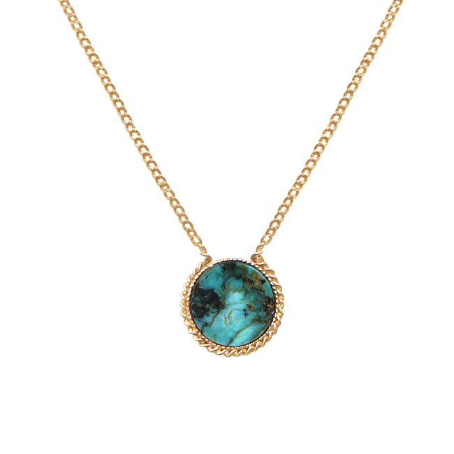 Collier lady jaspe africain bleu <span itemprop=