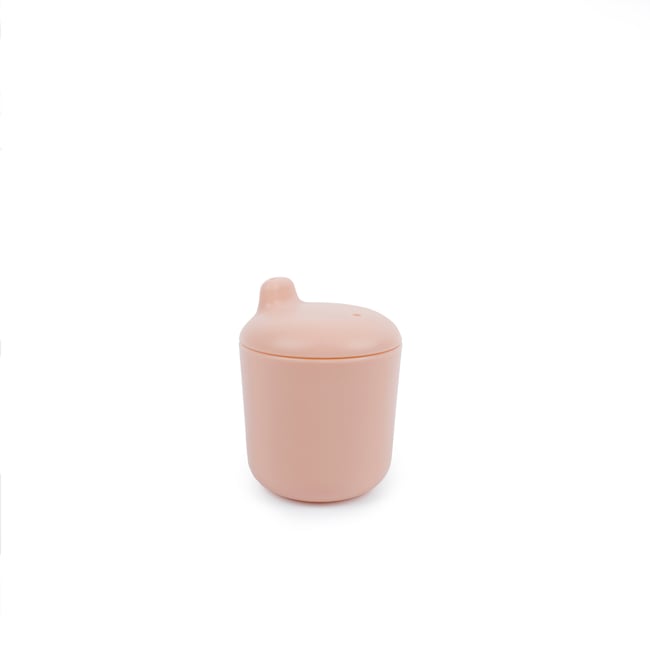 Gobelet à bec en silicone BAMBINO Couleur rose blush <span itemprop=