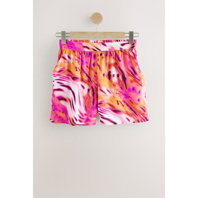 Shorts de plage d'été noir/blanc <span itemprop=
