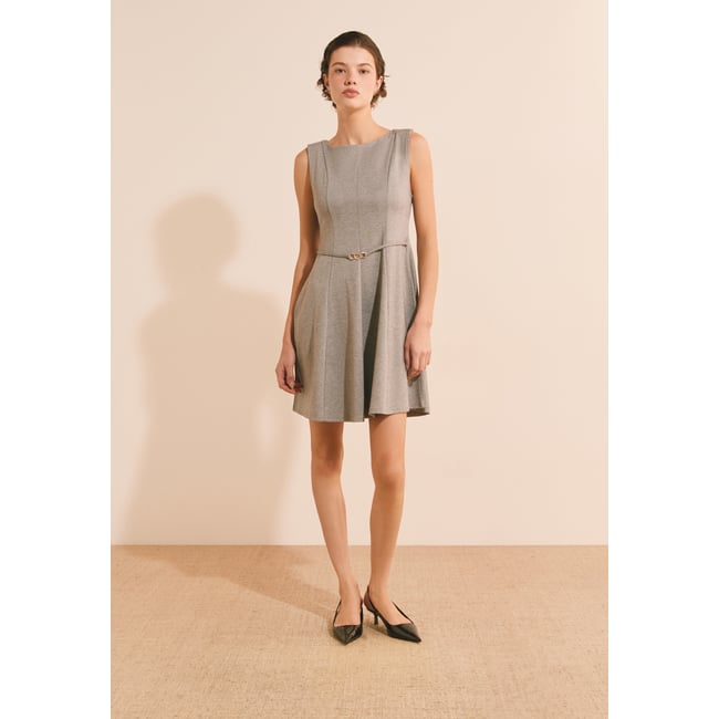 ETAM ROBE RAVEN RAY - ROBE gris <span itemprop=