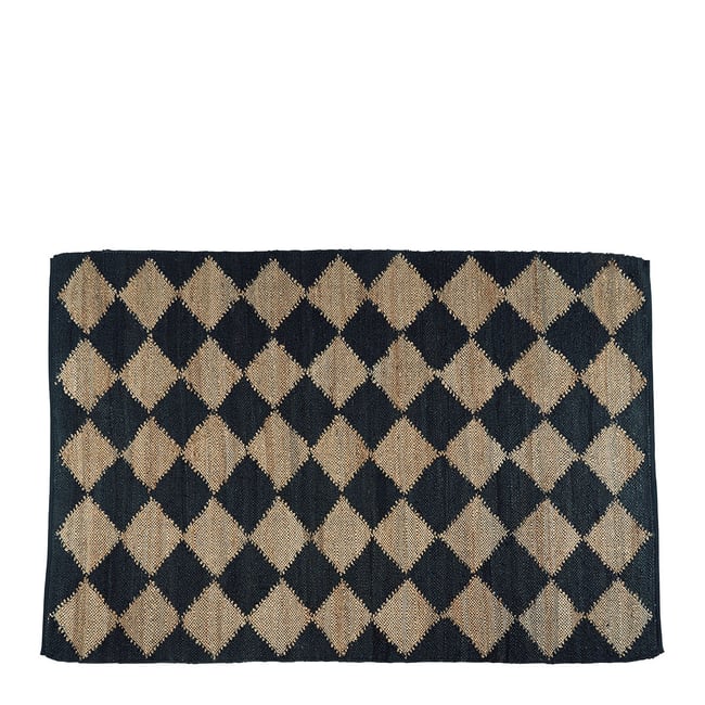 Tapis jute et coton naturel 300x201 Couleur v002228 <span itemprop=
