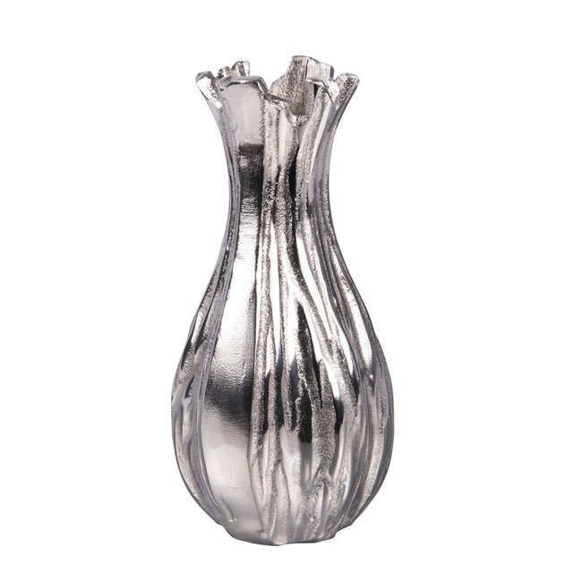 Vase Galbé silver Table Passion-CÉSAR Couleur argent <span itemprop=