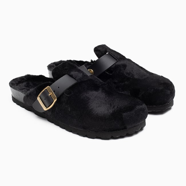 Sabots DAVOS pour femme noir <span itemprop=