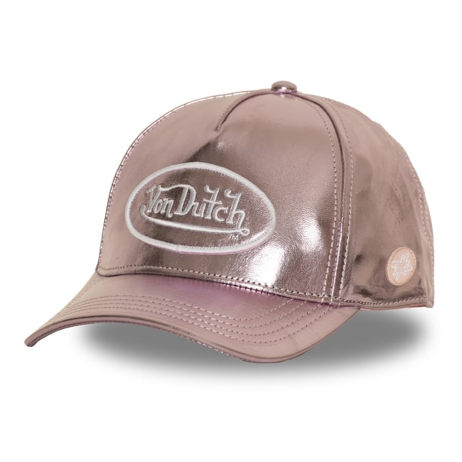Casquette baseball SHINNY rose/blanc <span itemprop=