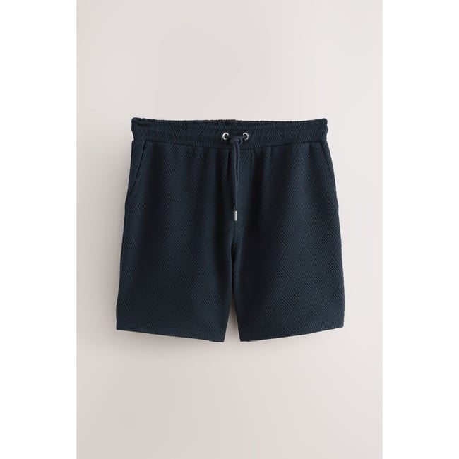 Short en jersey texturé à motif géométrique - NEXT