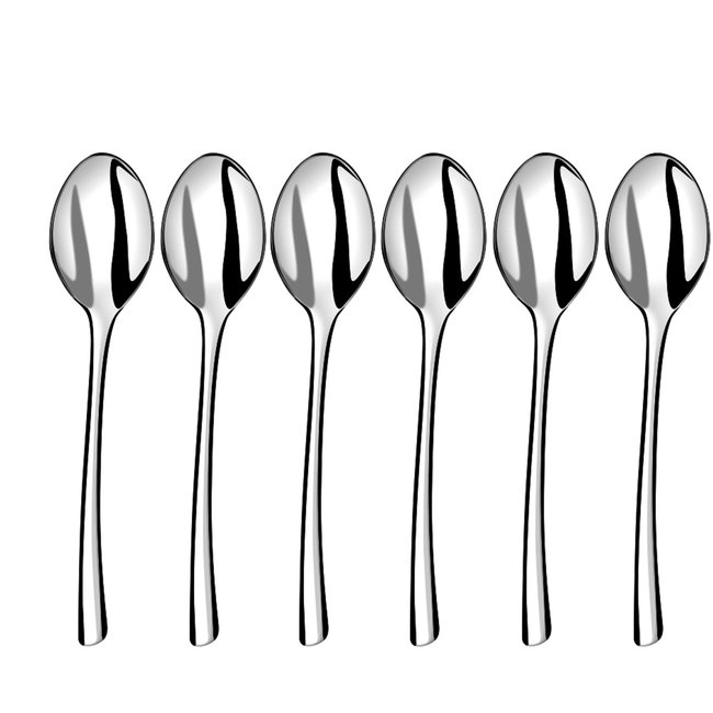 6 cuillères à café - J'AI GOÛTÉ Couleur gris <span itemprop=