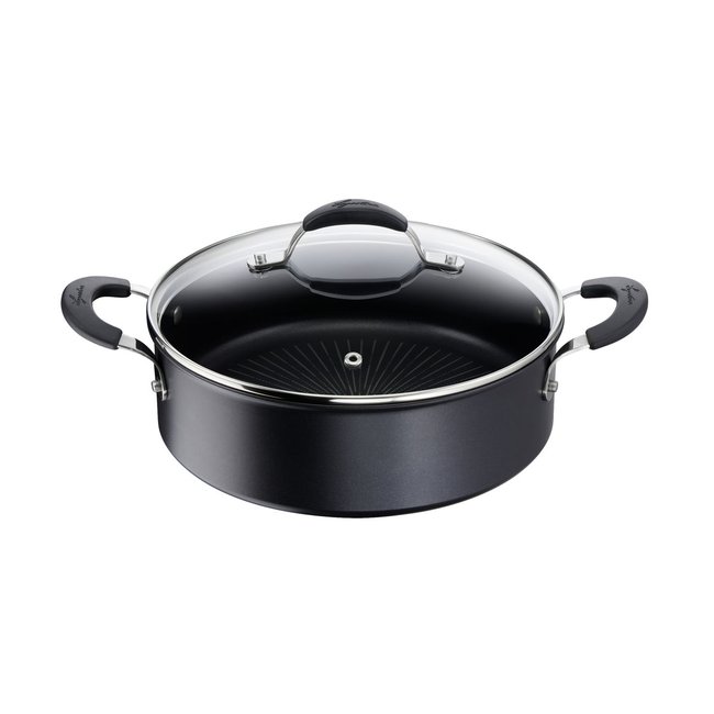 Sauteuse Ø26 Cm Tempra® Antiadhésif noir <span itemprop=