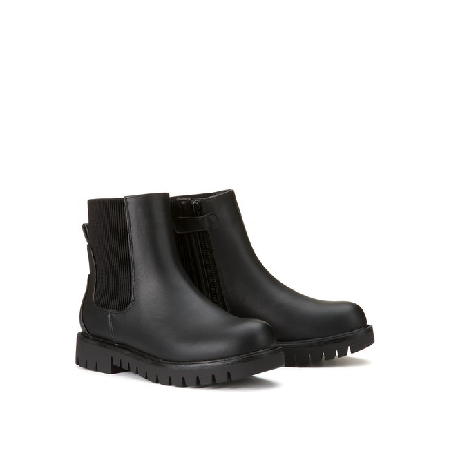 Boots, hohe Form mit Reissverschluss schwarz LA REDOUTE COLLECTIONS