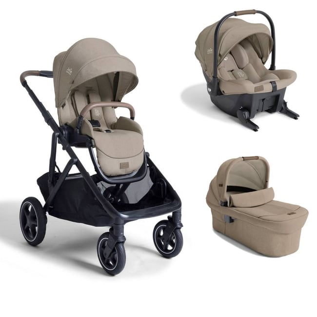 Poussette trio Versiti + siège auto Sprint + nacelle Ramble XL Signature Sandstone beige - JOIE
