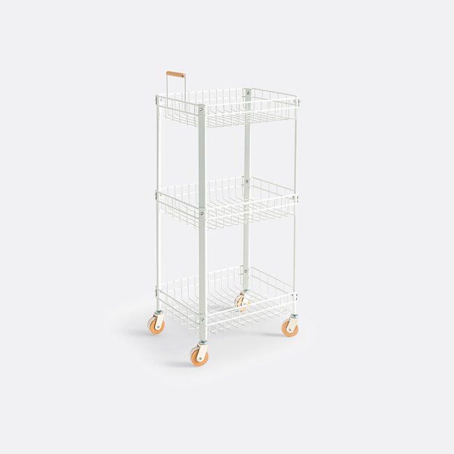 Varley Portable Dessert Trolley, white, SO'HOME