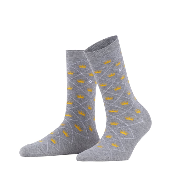 Chaussettes Crown Opaque gris pâle <span itemprop=