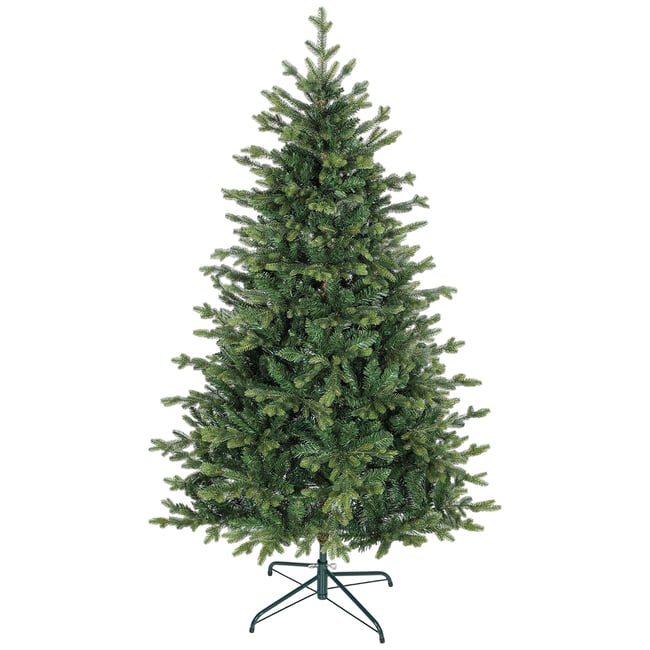 Sapin de Noël Plastique Vert Couleur vert <span itemprop=