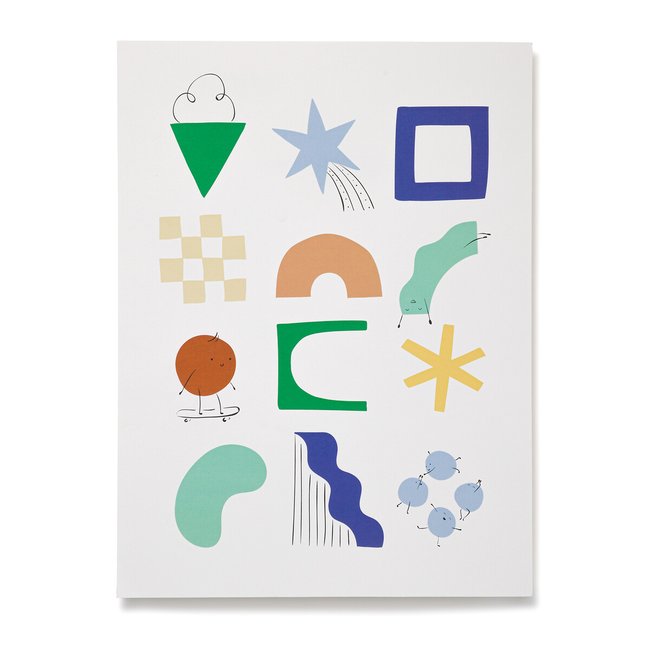 Poster stampato 30x40 cm, Olivo multicolore LA REDOUTE INTERIEURS