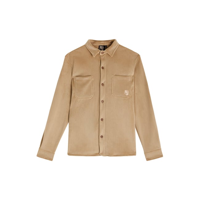 SURCHEMISE POLAIRE BEIGE beige <span itemprop=