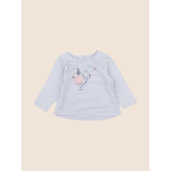 Tee-shirt - Très bon état bleu <span itemprop=