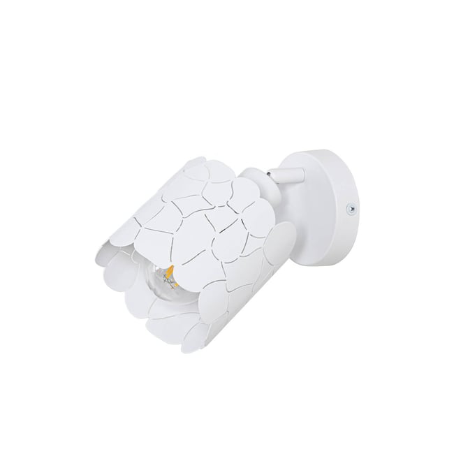 Applique en métal moderne, Aralena Couleur blanc <span itemprop=