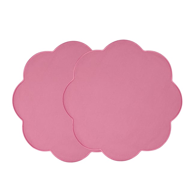 Serviette, 2 Pièces FLEUR rose pâle <span itemprop=