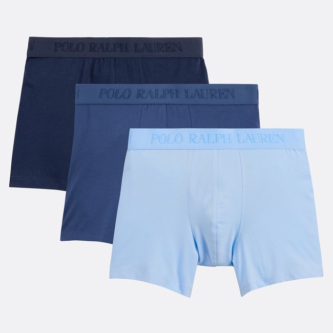 Lote de 3 boxers em algodão stretch - POLO RALPH LAUREN