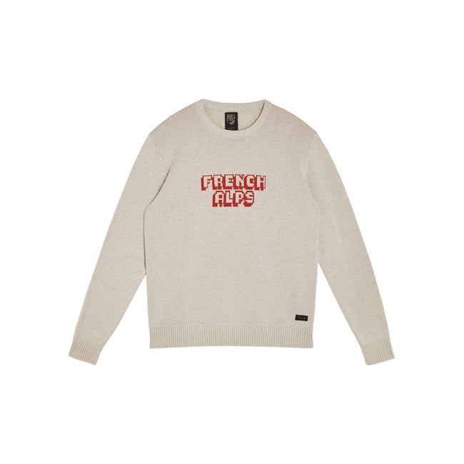 PULL FRENCH ALPS CREAM beige <span itemprop=