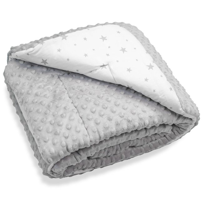 Couverture plaid réversible en minky STELLA - SEVIRA KIDS